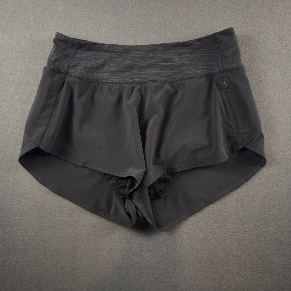 Outdoor Voices Hudson Shorts Womens Medium Black Gray Running Athletic Workout